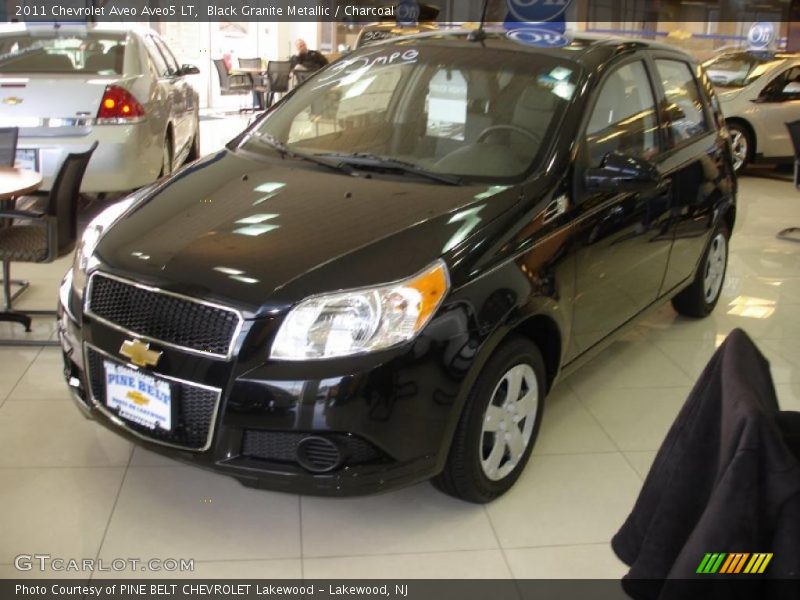 Black Granite Metallic / Charcoal 2011 Chevrolet Aveo Aveo5 LT