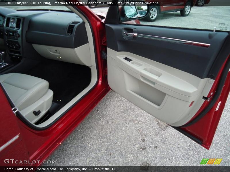 Inferno Red Crystal Pearlcoat / Dark Slate Gray/Light Graystone 2007 Chrysler 300 Touring
