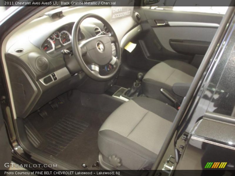  2011 Aveo Aveo5 LT Charcoal Interior