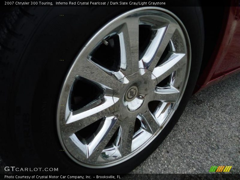 Inferno Red Crystal Pearlcoat / Dark Slate Gray/Light Graystone 2007 Chrysler 300 Touring