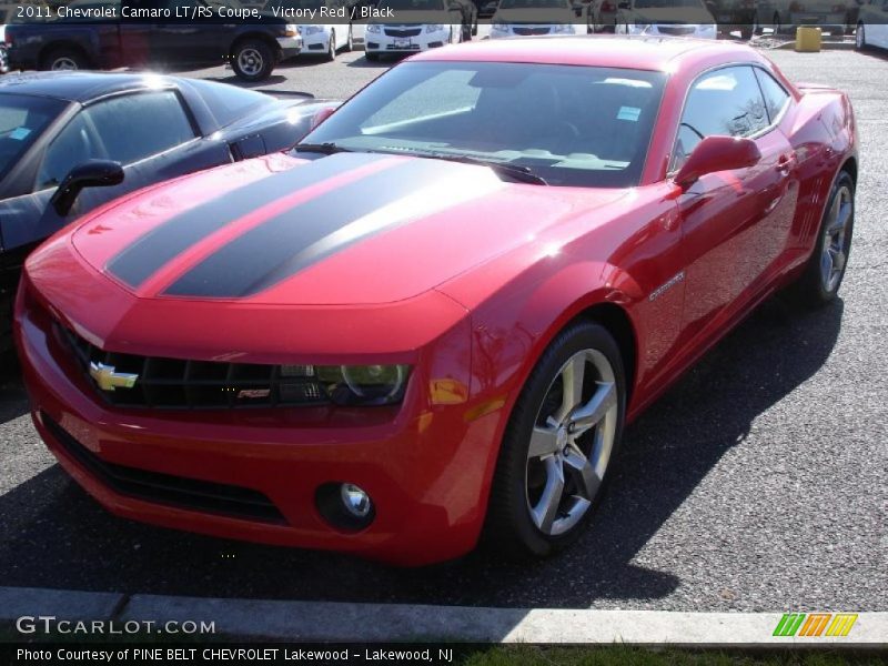 Victory Red / Black 2011 Chevrolet Camaro LT/RS Coupe