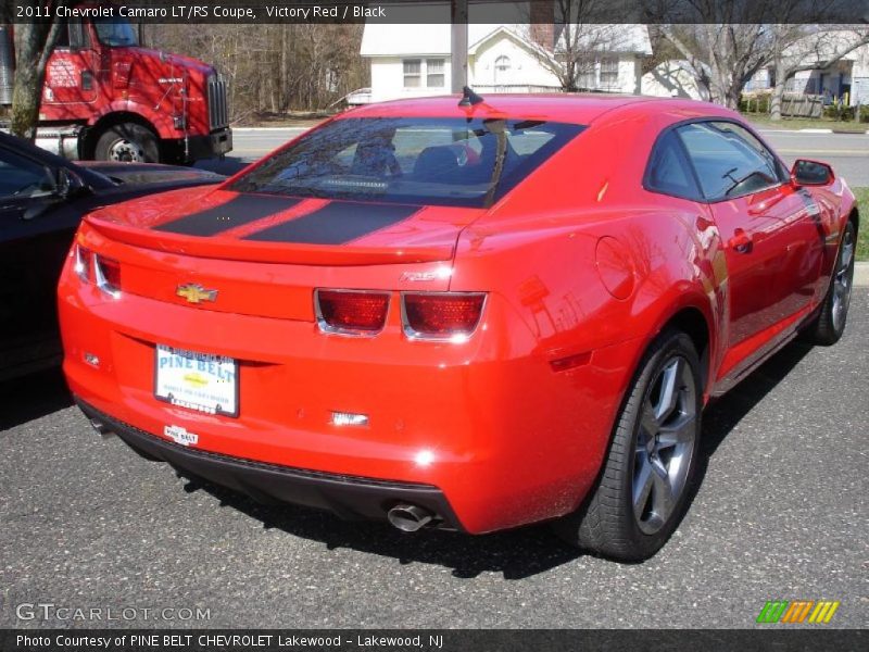 Victory Red / Black 2011 Chevrolet Camaro LT/RS Coupe