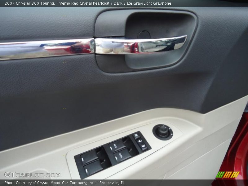 Inferno Red Crystal Pearlcoat / Dark Slate Gray/Light Graystone 2007 Chrysler 300 Touring