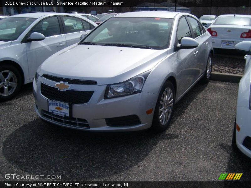 Silver Ice Metallic / Medium Titanium 2011 Chevrolet Cruze ECO