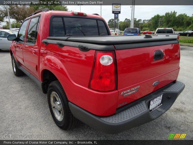 Red Fire / Medium Dark Flint 2005 Ford Explorer Sport Trac XLT 4x4
