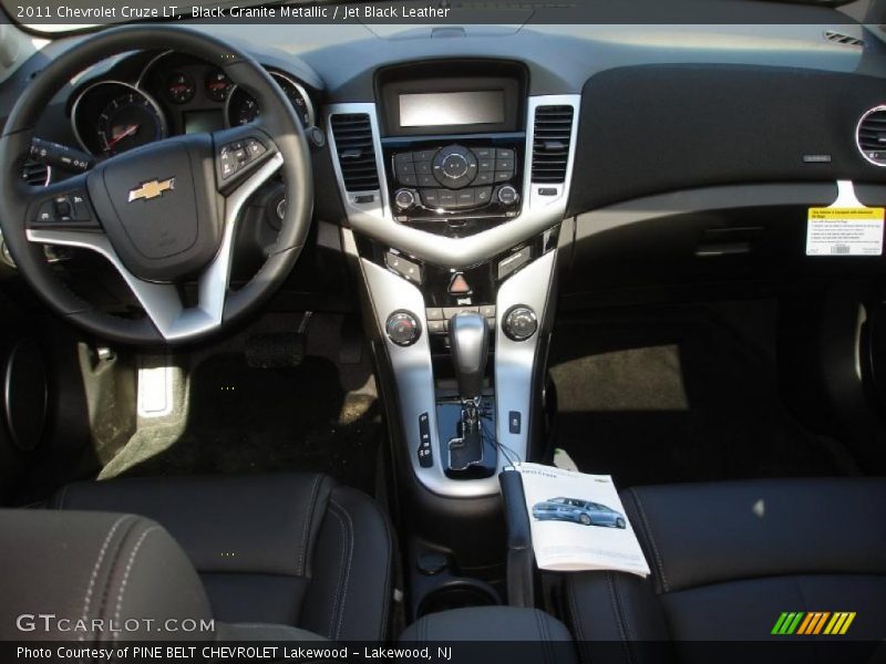 Black Granite Metallic / Jet Black Leather 2011 Chevrolet Cruze LT