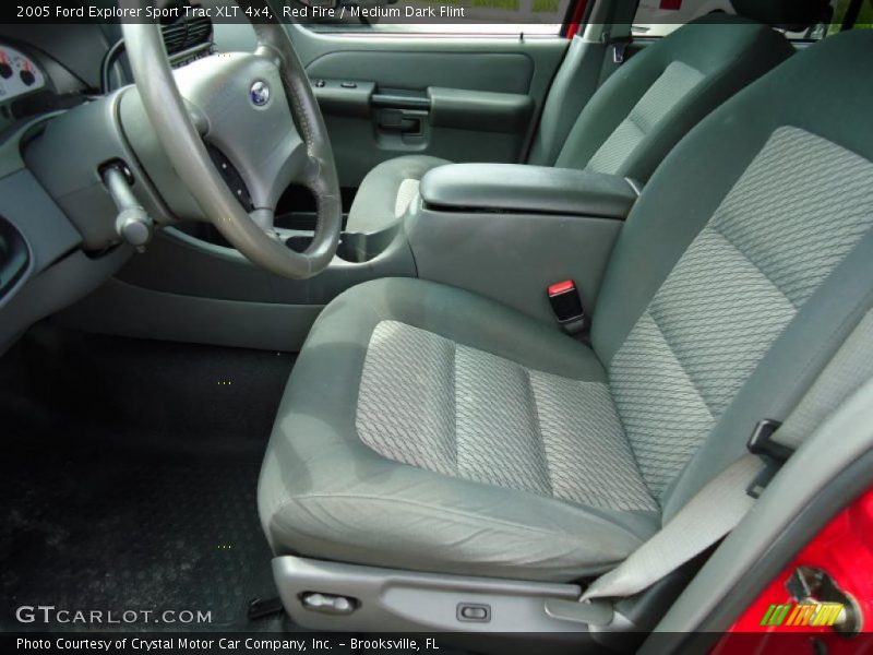 Red Fire / Medium Dark Flint 2005 Ford Explorer Sport Trac XLT 4x4