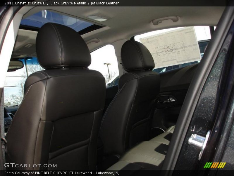 Black Granite Metallic / Jet Black Leather 2011 Chevrolet Cruze LT