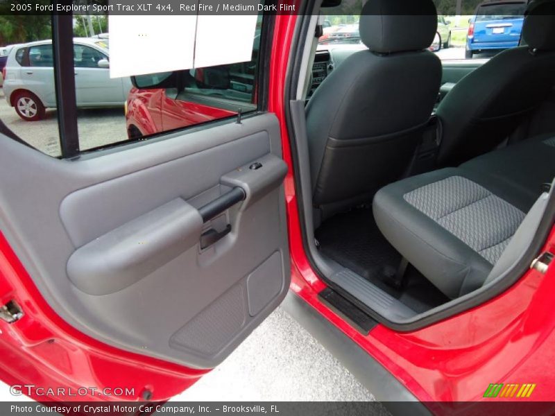 Red Fire / Medium Dark Flint 2005 Ford Explorer Sport Trac XLT 4x4