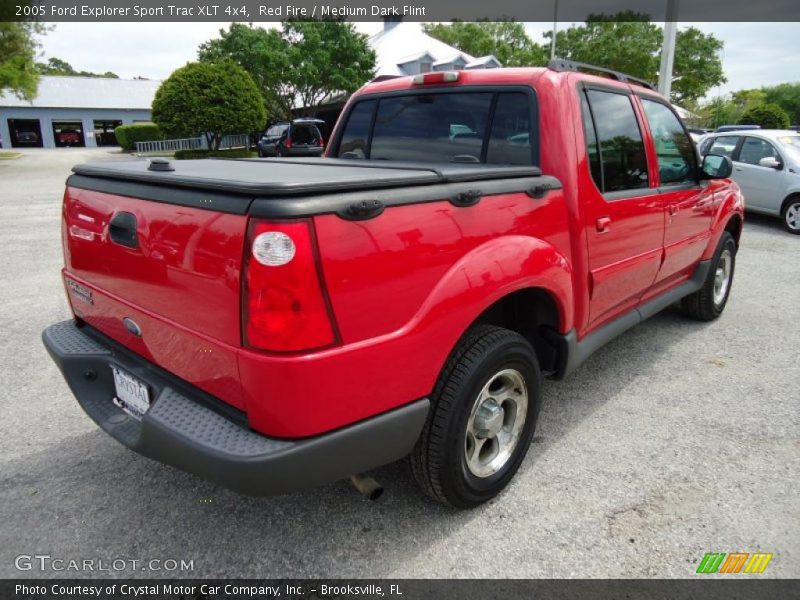 Red Fire / Medium Dark Flint 2005 Ford Explorer Sport Trac XLT 4x4