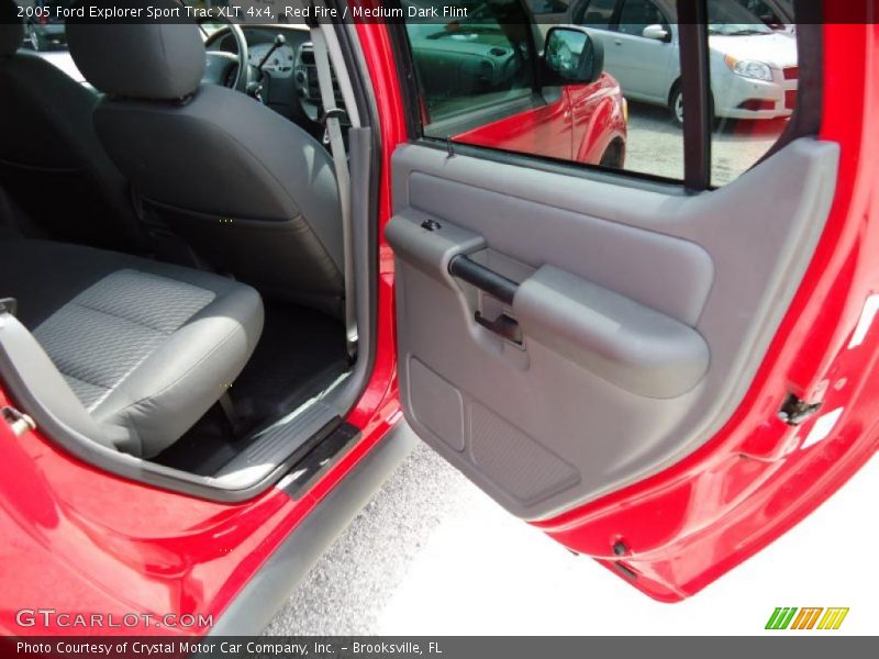 Red Fire / Medium Dark Flint 2005 Ford Explorer Sport Trac XLT 4x4
