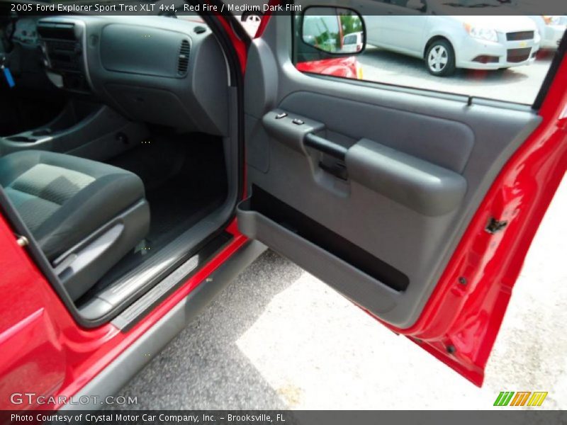 Red Fire / Medium Dark Flint 2005 Ford Explorer Sport Trac XLT 4x4
