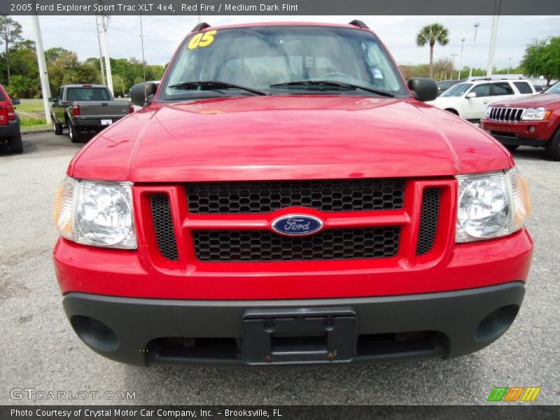 Red Fire / Medium Dark Flint 2005 Ford Explorer Sport Trac XLT 4x4