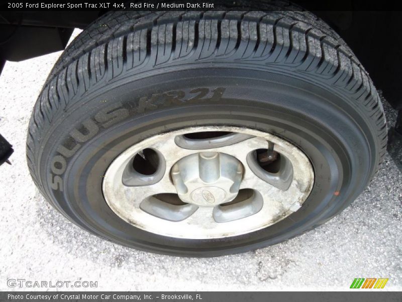 Red Fire / Medium Dark Flint 2005 Ford Explorer Sport Trac XLT 4x4