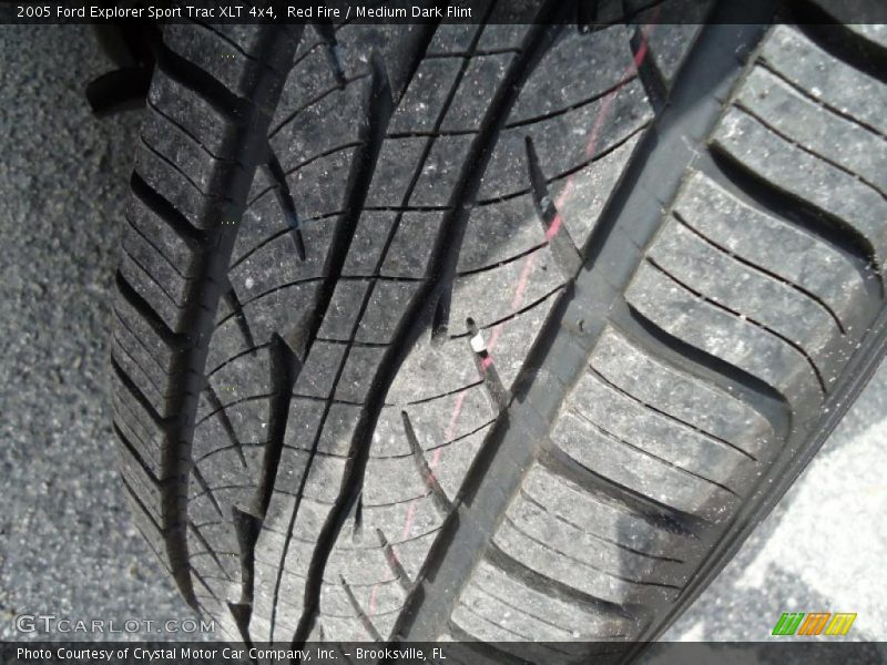 Red Fire / Medium Dark Flint 2005 Ford Explorer Sport Trac XLT 4x4