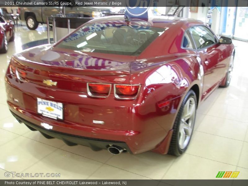 Red Jewel Metallic / Beige 2011 Chevrolet Camaro SS/RS Coupe