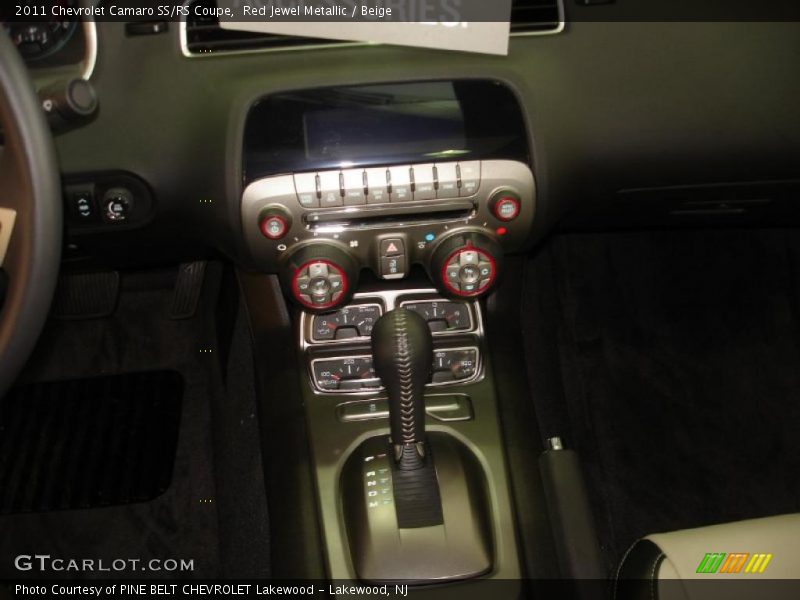 Red Jewel Metallic / Beige 2011 Chevrolet Camaro SS/RS Coupe