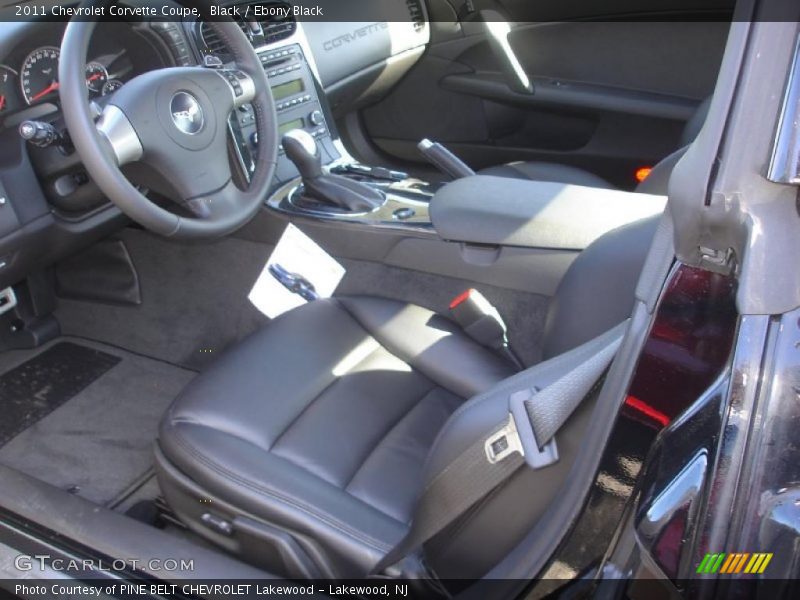  2011 Corvette Coupe Ebony Black Interior