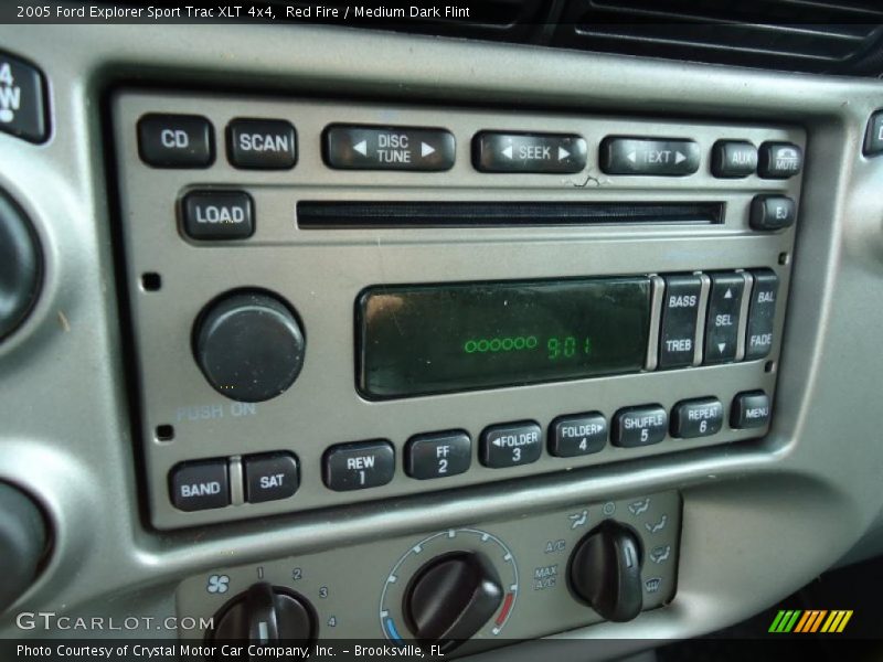 Red Fire / Medium Dark Flint 2005 Ford Explorer Sport Trac XLT 4x4