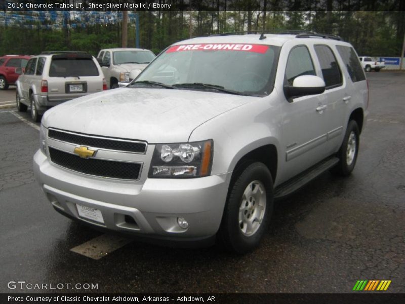 Sheer Silver Metallic / Ebony 2010 Chevrolet Tahoe LT