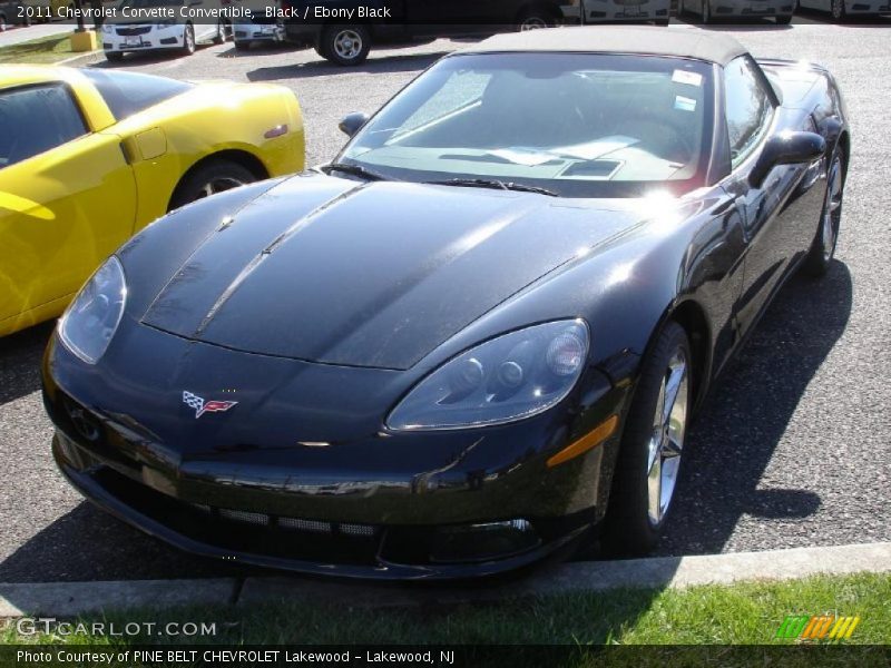 Black / Ebony Black 2011 Chevrolet Corvette Convertible