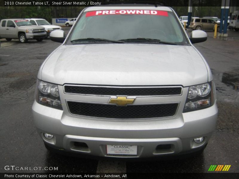 Sheer Silver Metallic / Ebony 2010 Chevrolet Tahoe LT
