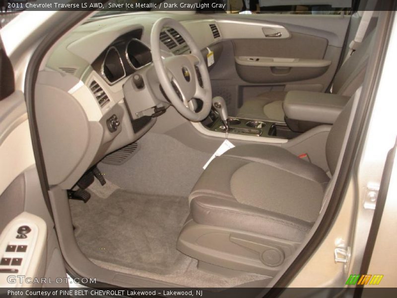  2011 Traverse LS AWD Dark Gray/Light Gray Interior