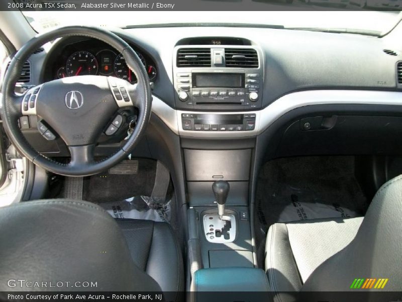 Alabaster Silver Metallic / Ebony 2008 Acura TSX Sedan