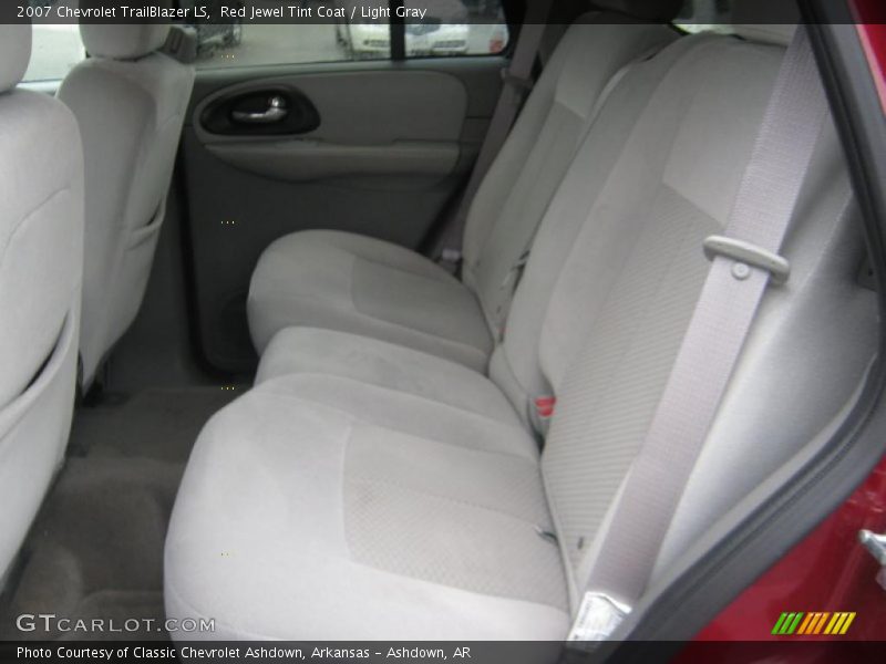 Red Jewel Tint Coat / Light Gray 2007 Chevrolet TrailBlazer LS
