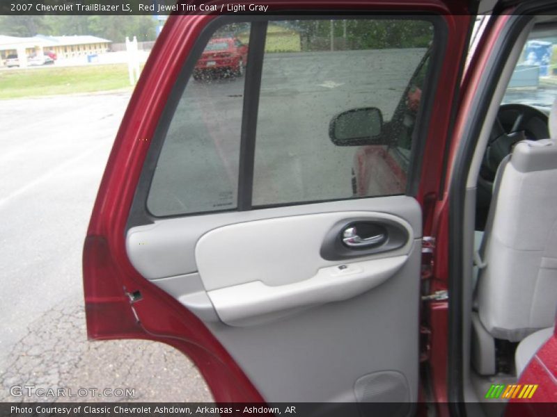 Red Jewel Tint Coat / Light Gray 2007 Chevrolet TrailBlazer LS