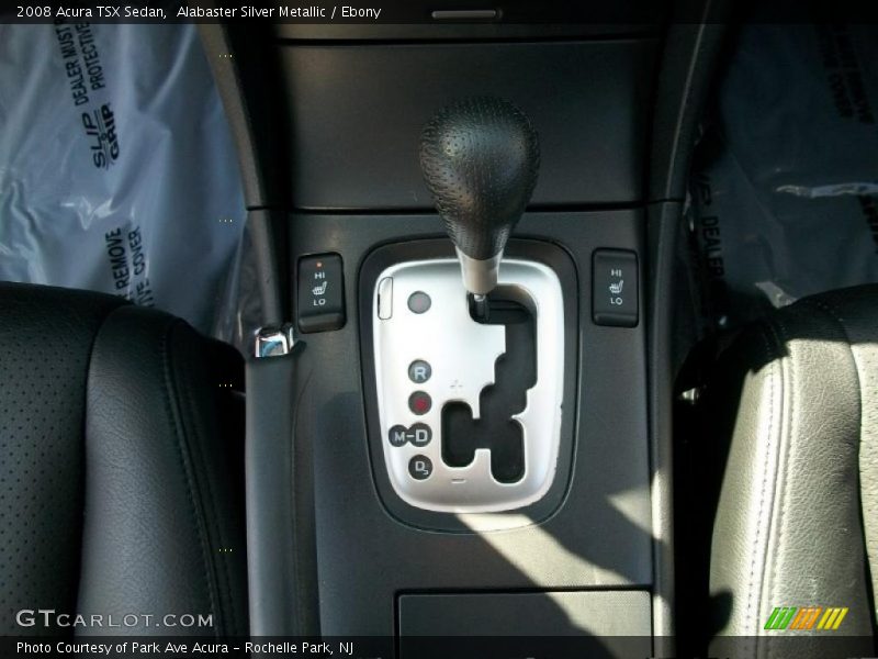 Alabaster Silver Metallic / Ebony 2008 Acura TSX Sedan