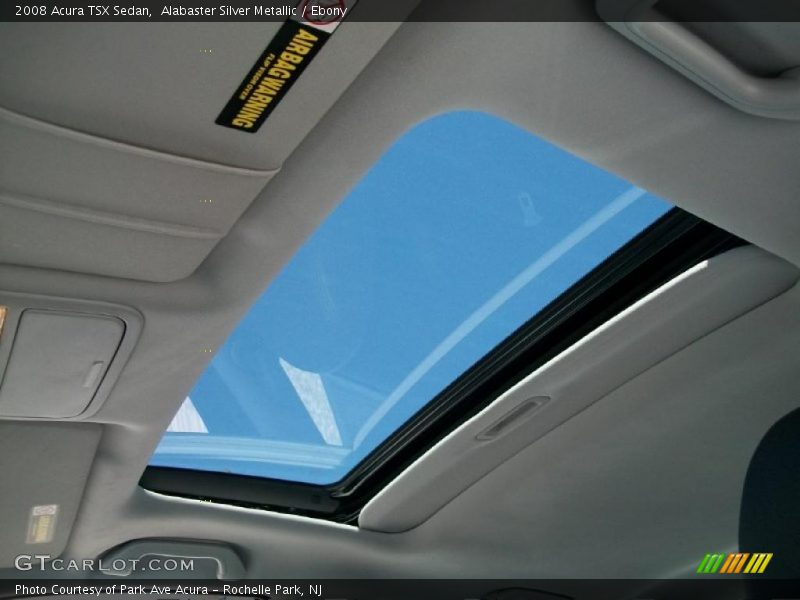 Alabaster Silver Metallic / Ebony 2008 Acura TSX Sedan