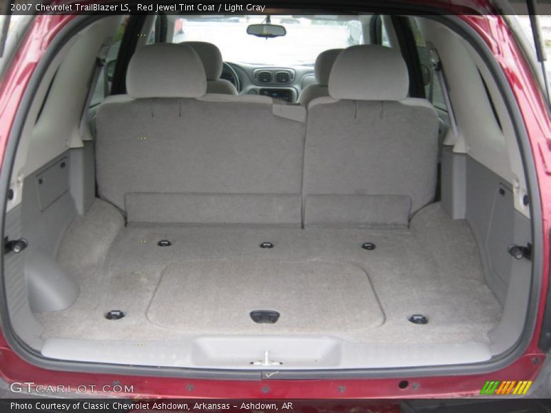 Red Jewel Tint Coat / Light Gray 2007 Chevrolet TrailBlazer LS