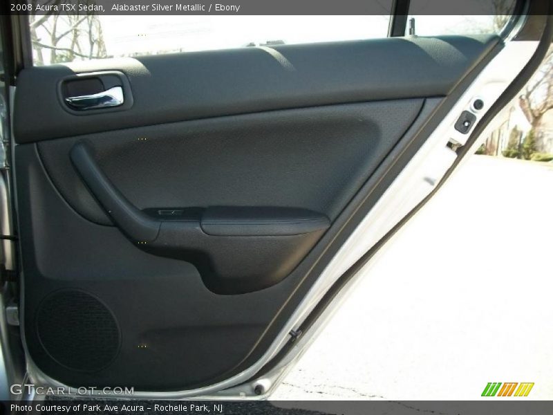 Alabaster Silver Metallic / Ebony 2008 Acura TSX Sedan