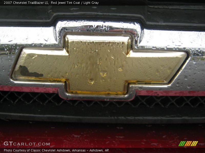 Red Jewel Tint Coat / Light Gray 2007 Chevrolet TrailBlazer LS