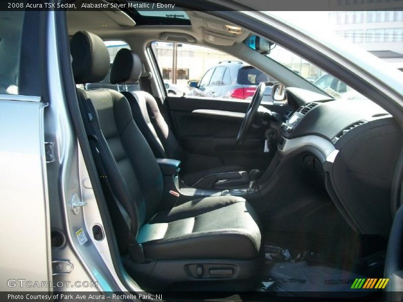 Alabaster Silver Metallic / Ebony 2008 Acura TSX Sedan