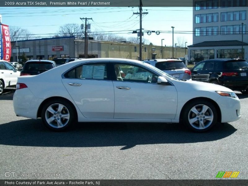 Premium White Pearl / Parchment 2009 Acura TSX Sedan