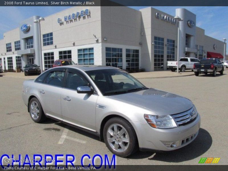 Silver Birch Metallic / Black 2008 Ford Taurus Limited