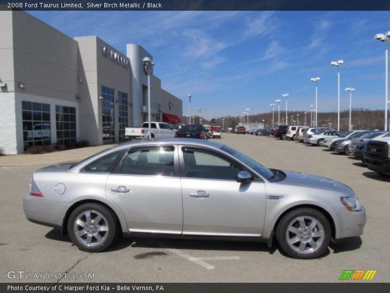 Silver Birch Metallic / Black 2008 Ford Taurus Limited
