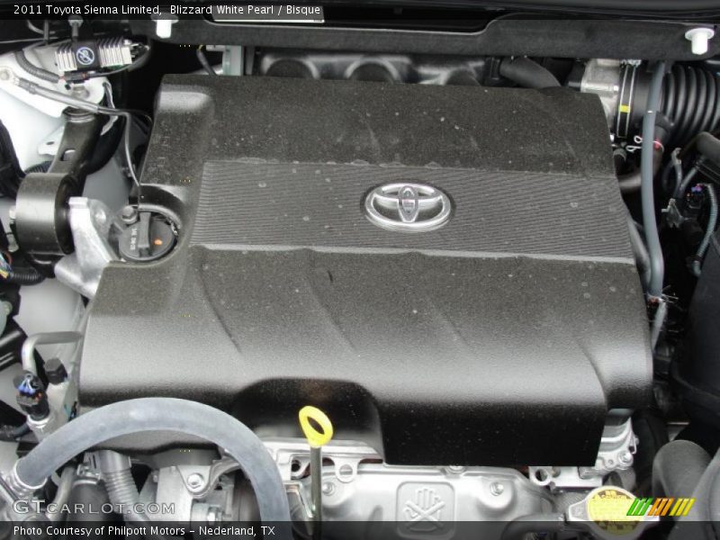 Blizzard White Pearl / Bisque 2011 Toyota Sienna Limited