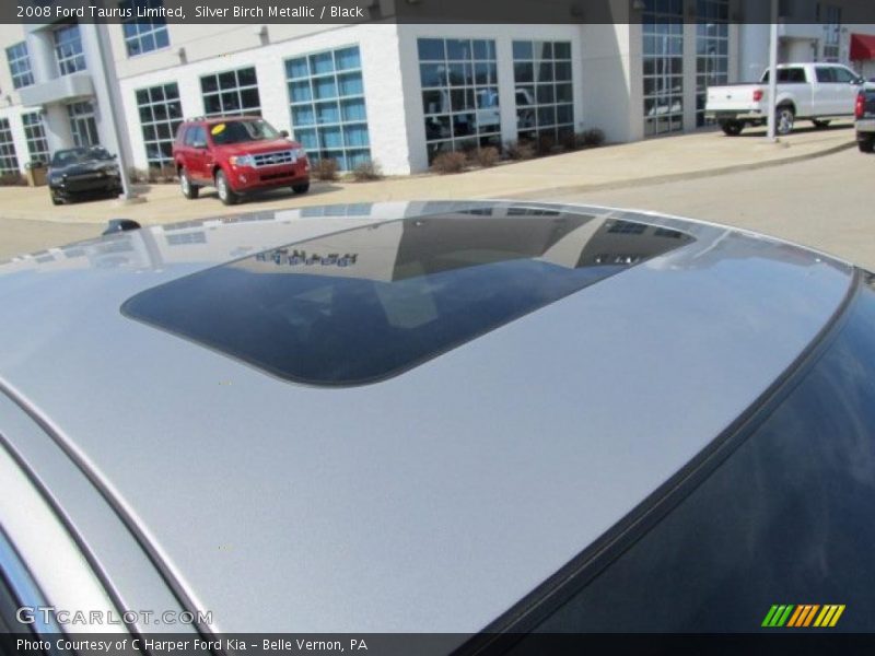 Silver Birch Metallic / Black 2008 Ford Taurus Limited