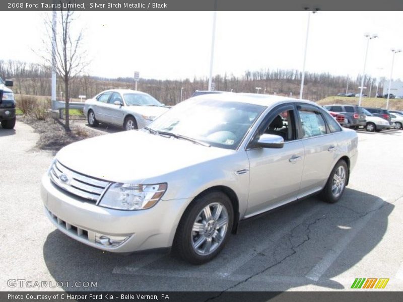 Silver Birch Metallic / Black 2008 Ford Taurus Limited