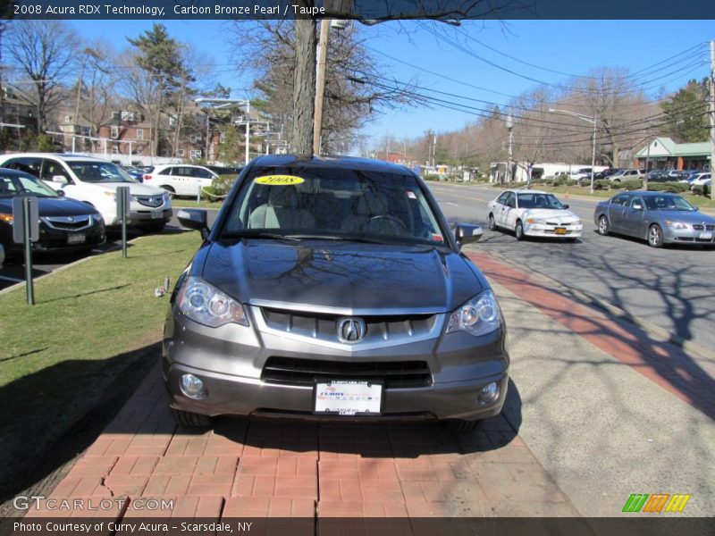 Carbon Bronze Pearl / Taupe 2008 Acura RDX Technology