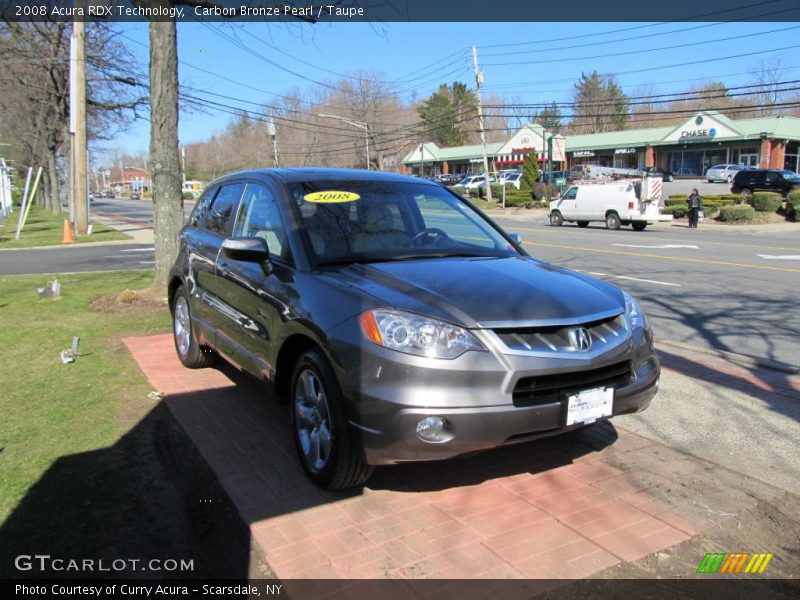 Carbon Bronze Pearl / Taupe 2008 Acura RDX Technology
