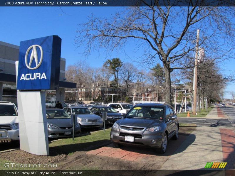Carbon Bronze Pearl / Taupe 2008 Acura RDX Technology