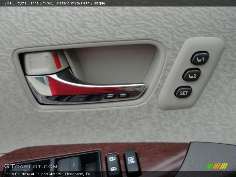 Blizzard White Pearl / Bisque 2011 Toyota Sienna Limited
