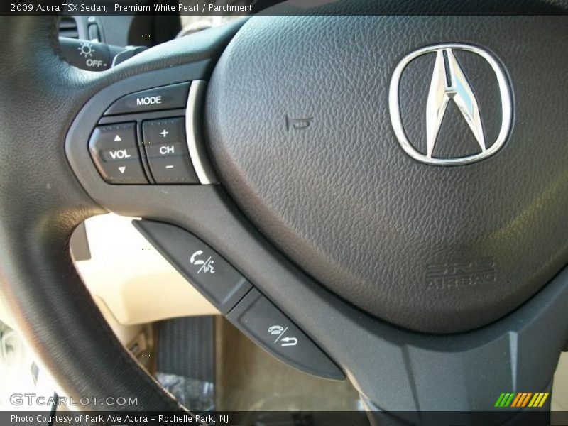 Controls of 2009 TSX Sedan