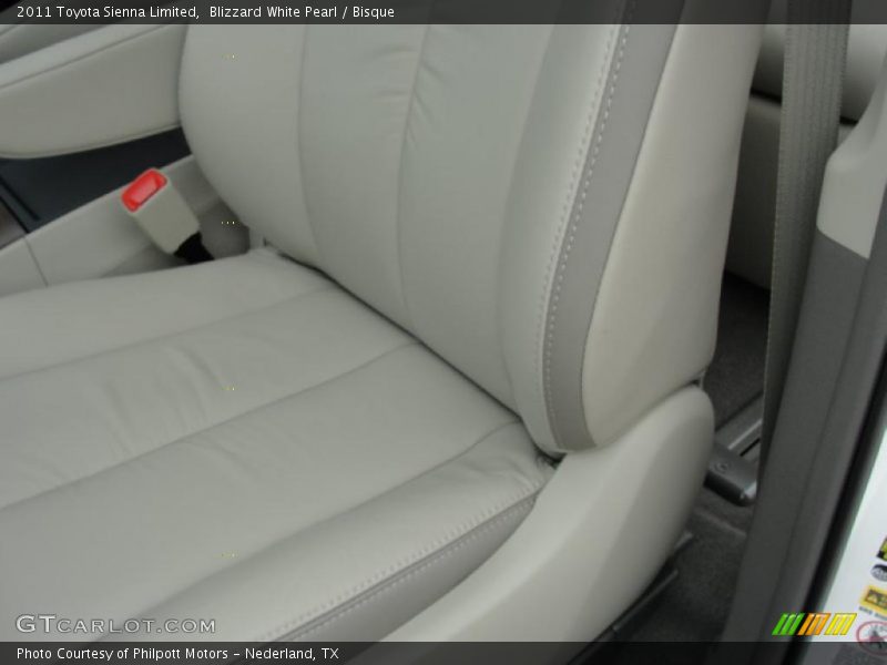 Blizzard White Pearl / Bisque 2011 Toyota Sienna Limited
