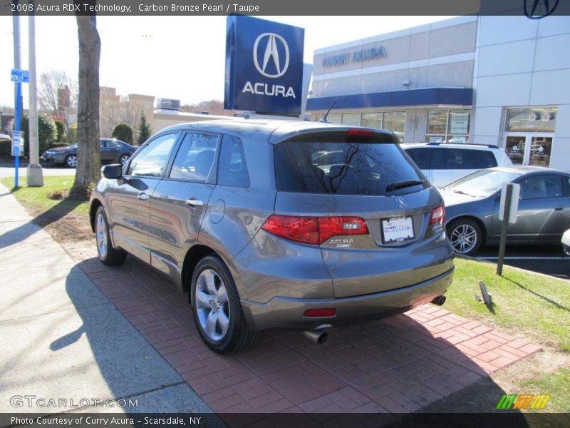 Carbon Bronze Pearl / Taupe 2008 Acura RDX Technology