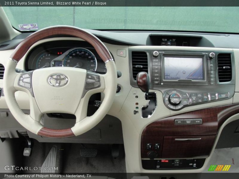 Blizzard White Pearl / Bisque 2011 Toyota Sienna Limited